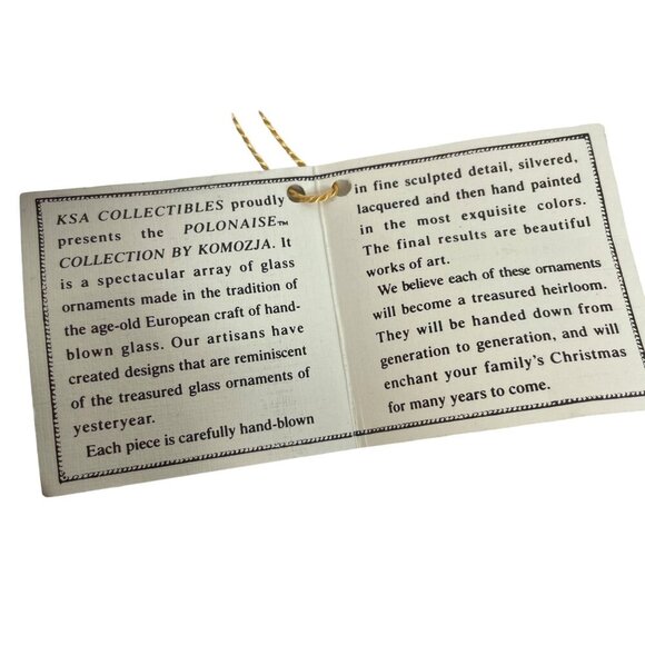 Kurt S. Adler Handcrafted Polonaise Collection Church Ornament 1999 Komozja - Picture 7 of 8